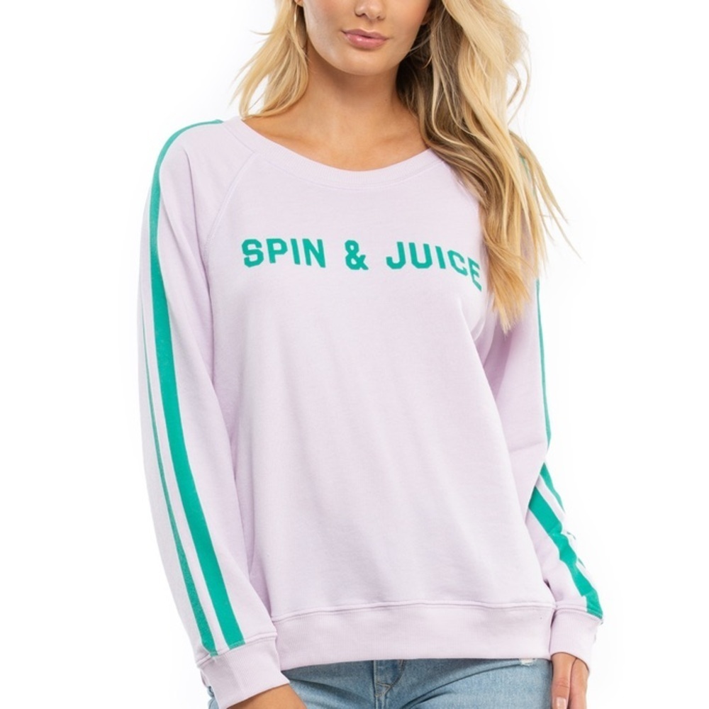 Wildfox SPIN & JUICE SOMMERS SWEATER $108.00 USD MSRP - X Small_SOLD-OUT ONLINE - Picture 2 of 6